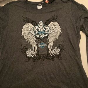 Harley-Davidson Charcoal Crew Neck Tee